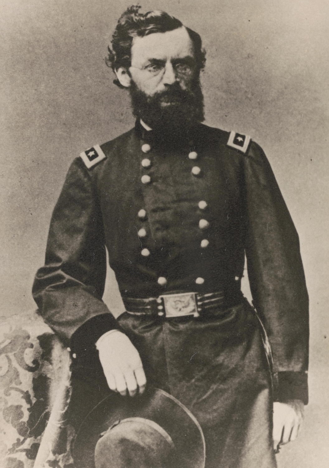 Porträt von Carl Schurz in Generalsuniform der Nordstaaten (USA)