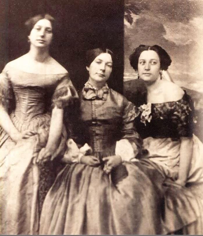 Die Schwestern Fanny, Elizabeth und Mary Chapman (Ende 1860)